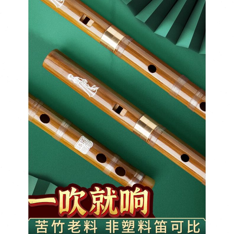 竹笛子调入门初学者儿童调笛G竖笛六乐器孔零基础学生直6孔古风f