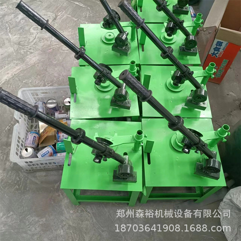 半自动铝铁易拉罐分离器红牛罐双头去铝机废品站露露罐割盖机