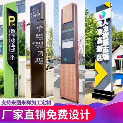 导视牌景区酒店户外导向牌立式雕塑立牌小区商场道路牌标识牌