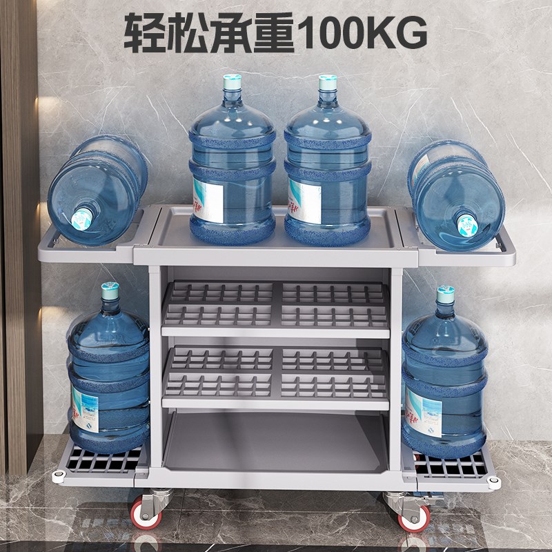 布草车酒店工作车客房服务清洁车宾馆房口打扫卫生保洁手推车