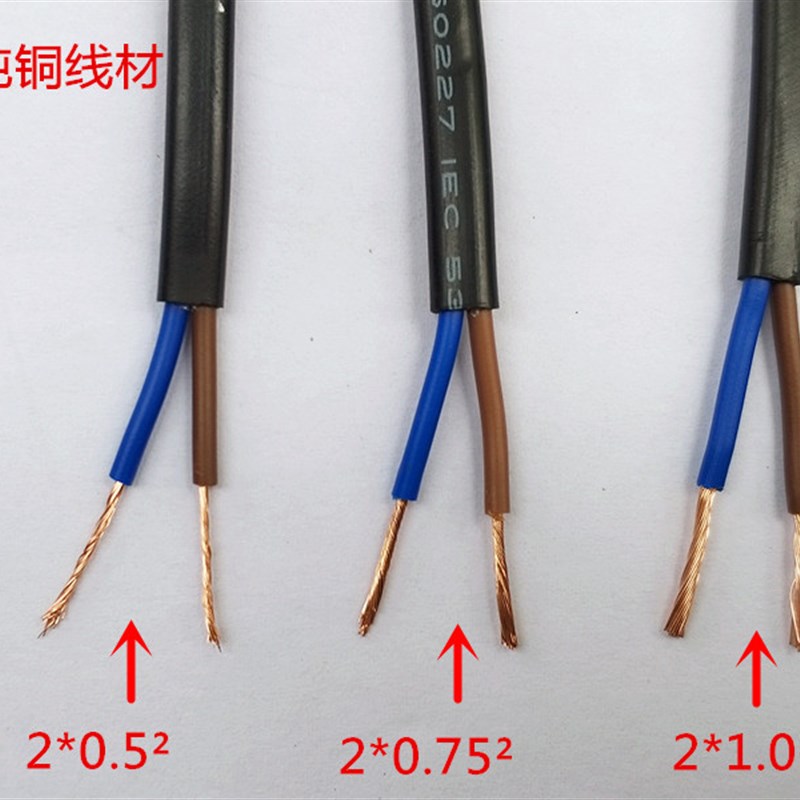 带线母插头 2孔母插头 监控防水箱电源母插头 220v公母插头二脚插