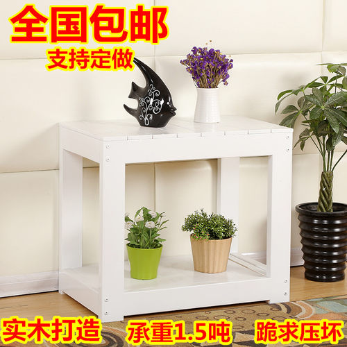 实木鱼缸架子鱼缸l底座底柜松木鱼缸桌简易家用防水水族箱底柜定