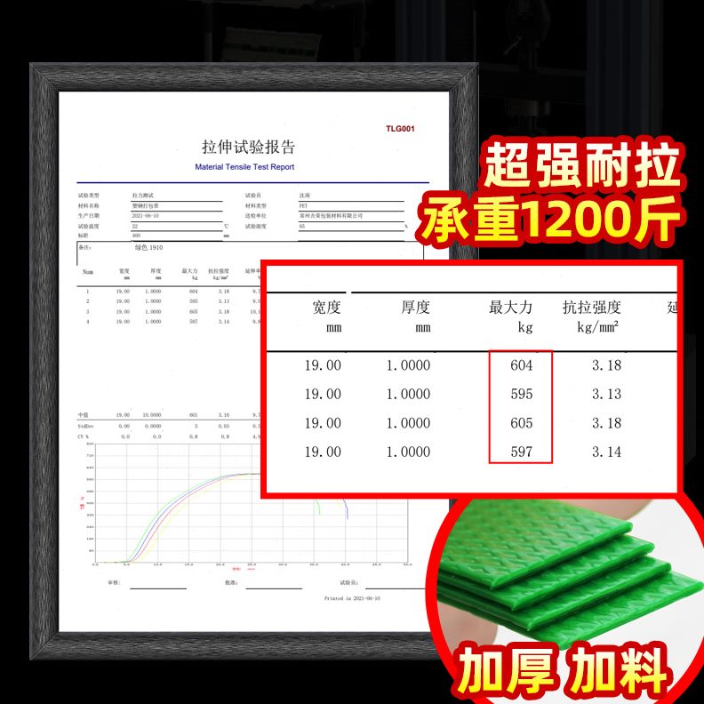 T塑钢带塑料8P编织带0玻璃扣E16打包带扎带包装捆绑带打包打包机