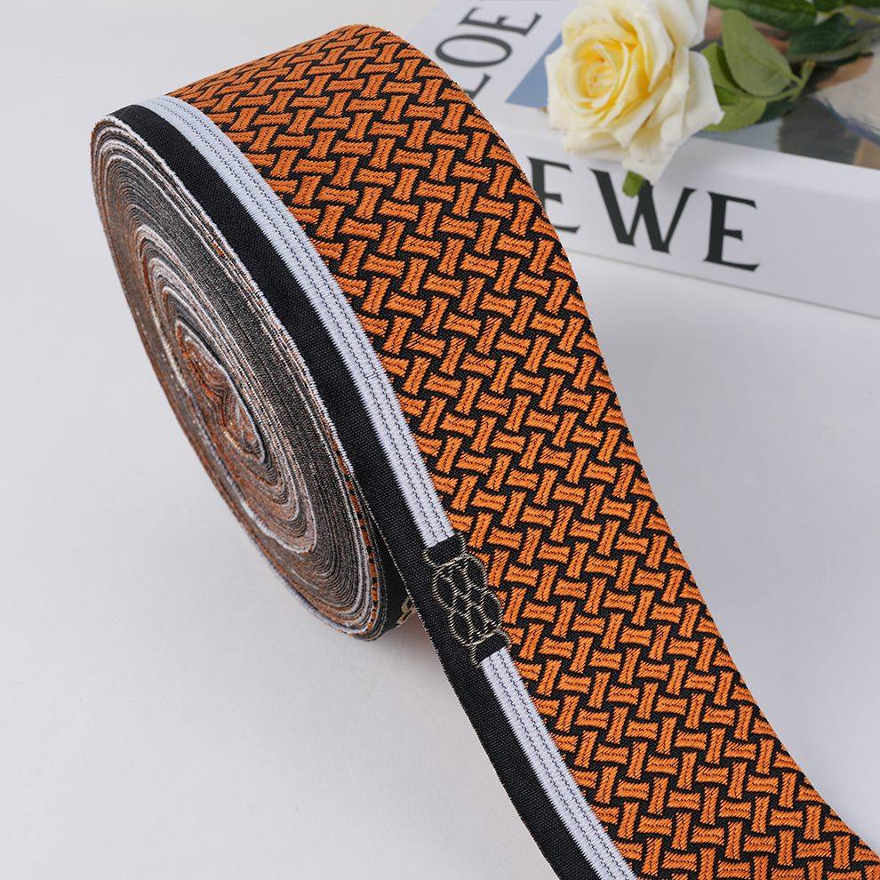 11提花边辅料7宽97织带辅料Rcm窗帘床旗拼花沙发靠垫抱枕竖桌旗