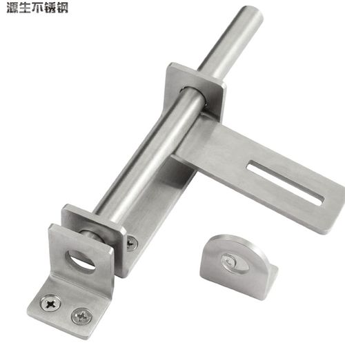 304不锈钢门闩插销老式门扣门栓大门仓库门销锁搭扣明装门扣