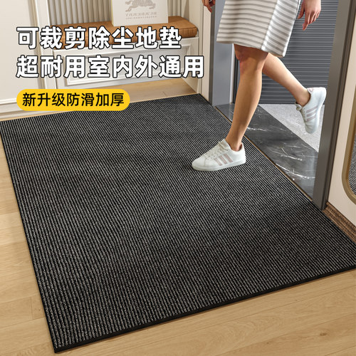 入户门地垫耐f脏免洗玄关地毯家用进门门口脚垫防滑可裁剪门外垫