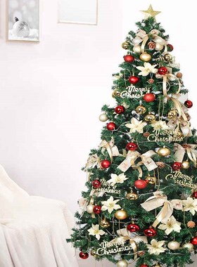 圣诞树家用加密1.5米发光t套餐圣诞节装饰摆件绿色大型1.8/1.2米