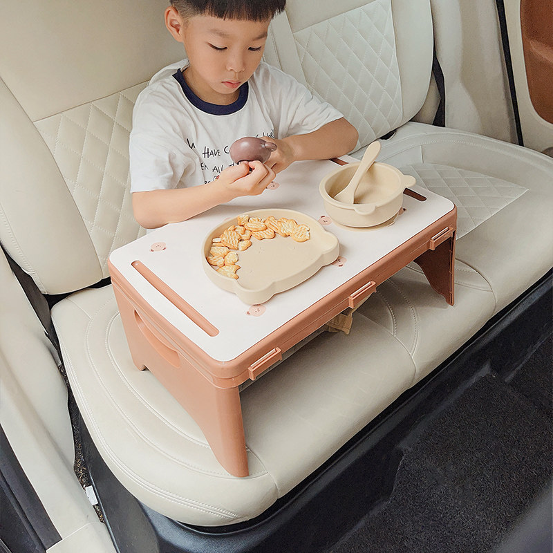 车载小桌板便携车内可折叠餐桌车上吃饭学习办公多功能车用电脑桌