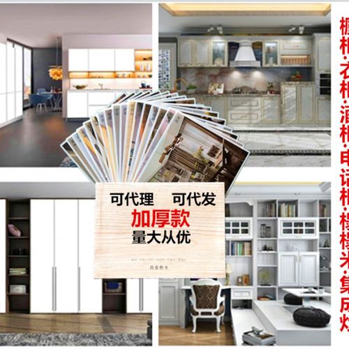 全屋定制设计效果图册百变色x卡模压衣橱柜榻榻米塑料全景透明魔