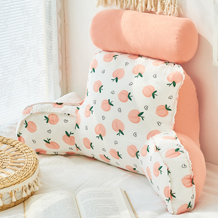 床头软包靠背榻榻米靠垫喂奶靠枕护腰床上玩手机大靠背宿舍靠背垫