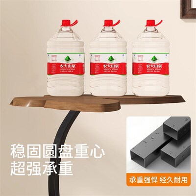 黑色小茶几艺术感桌子可移动沙发边几极简边桌床头置物架阳台茶桌