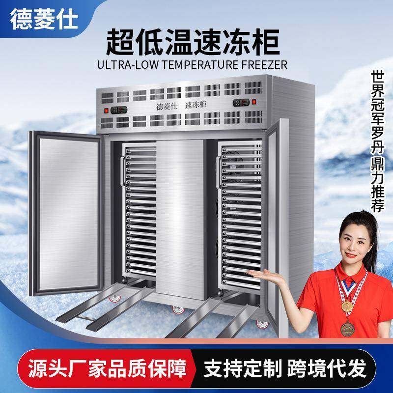 商用速冻柜急冻冰箱包子饺子急冻柜零下45度海鲜速冻机食品冷冻柜