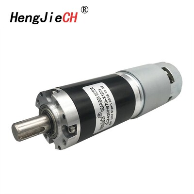42mm直径HJX42RH直流有刷行星减速马达DC1224V配775电机金属齿轮
