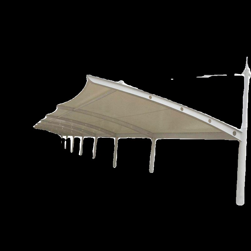 膜结构汽车棚停车棚电动车自行车停车遮阳棚雨棚充电桩停车棚