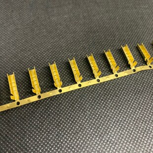 大型插簧头连带横带U型端子压线扣铜F扣接线端子5000盘0.5厚