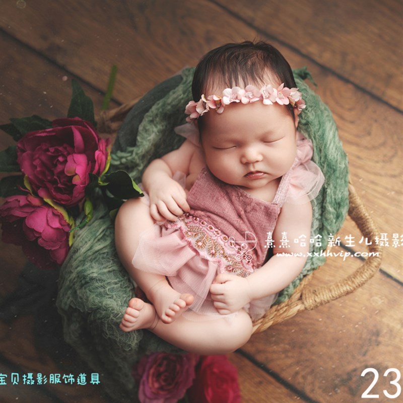 儿童摄影主题服装新款新生儿满月拍摄服照相馆婴儿百天宝宝拍照相