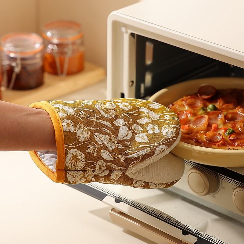 防烫锅盖帽耐高温菜垫子隔热垫家用微波炉手套三件套高级感防烫帽