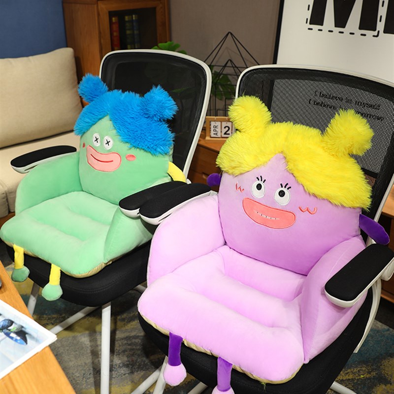 办公室坐垫屁垫椅子垫靠背一体护腰垫学生教室宿舍座垫久坐神器冬