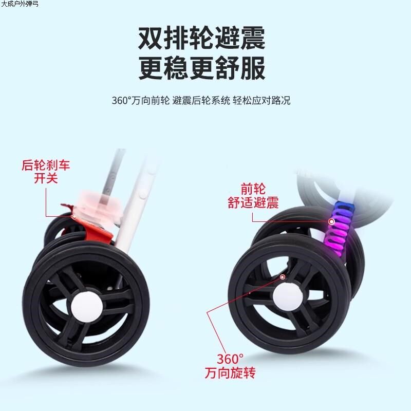 藤车可坐可躺可折叠竹编车婴儿推车竹藤轻便宝宝夏天藤椅小推车aa