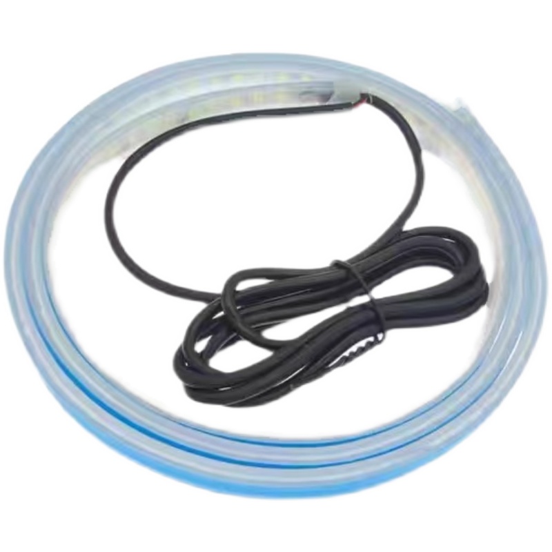 汽车机盖 L E D氛围灯引擎盖灯贯穿式中网日行灯机盖灯超亮导光条