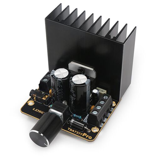 DIY音箱功放模块 TDA7377功放板 12V双声道立体声30W*2汽车级功放