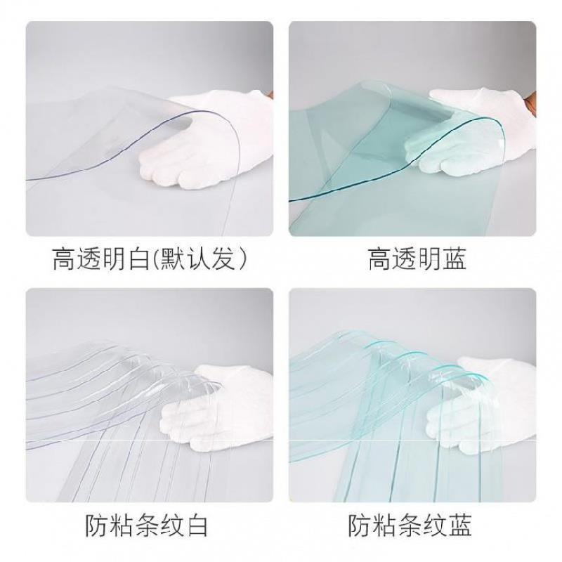 。塑料软门帘门上皮帘子空调PVC透明对开吊帘隔热帘门口整卷车。