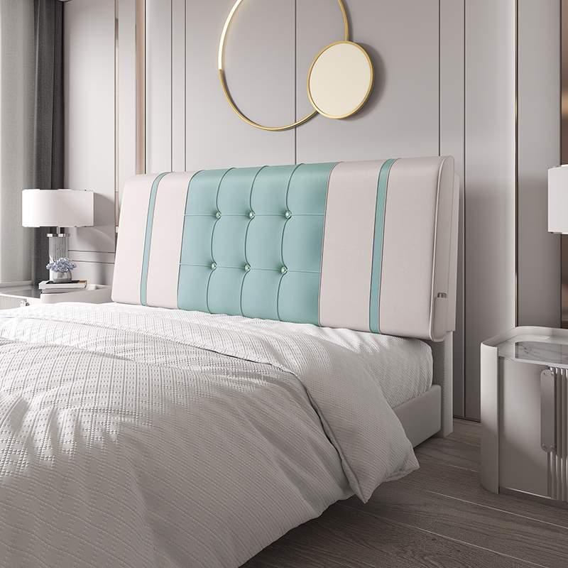 床头靠垫软包床头板靠背垫榻榻米床头自粘实木床上靠背免洗可定制