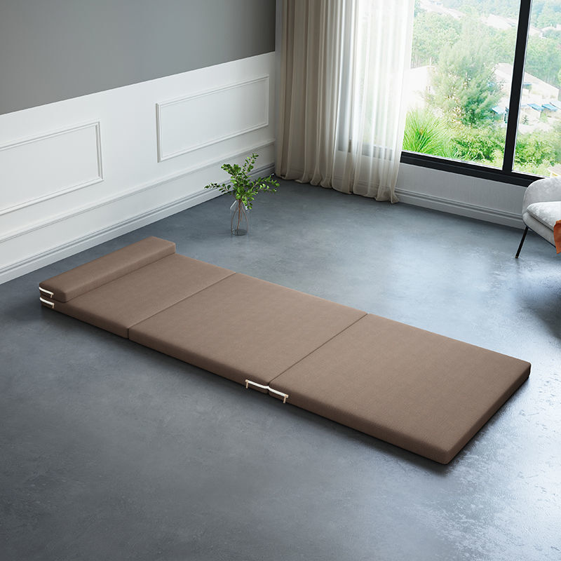 万妙办公室午睡神器榻榻米摺叠牀垫便捷单人午休海绵垫子打地舖简