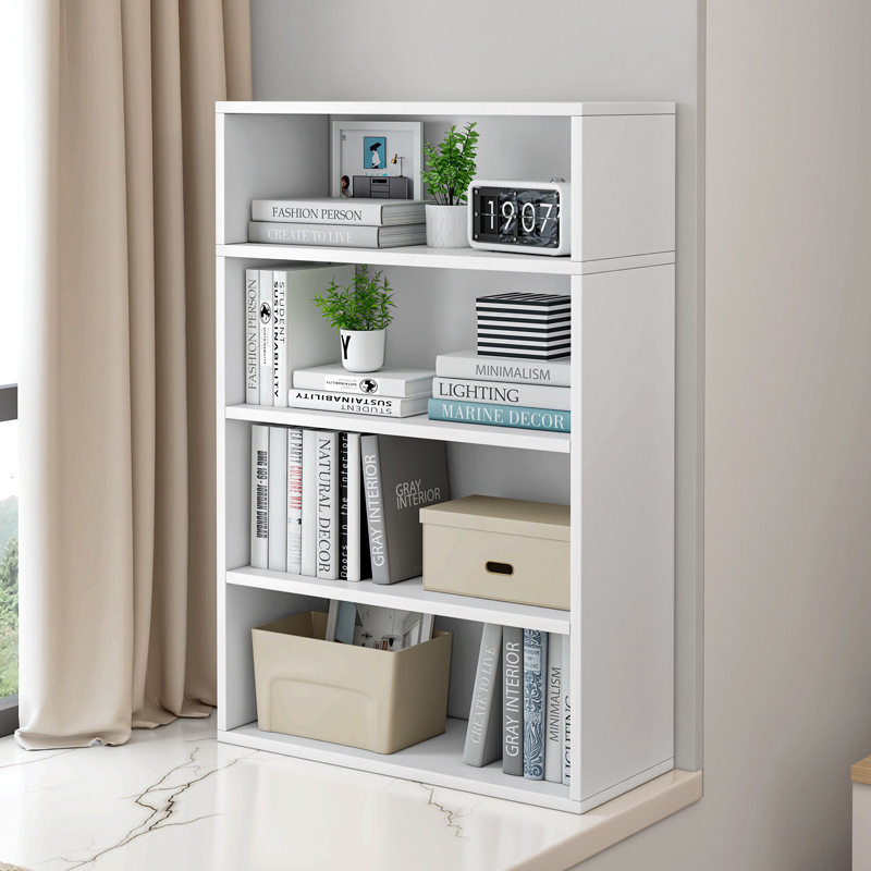 书架简约落地飘窗小书柜子收纳储物柜组合阳台简易家用多层置物,住宅家具,书架,淘宝优惠券,粉丝福利购,淘宝优惠卷
