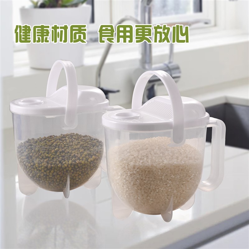 免手洗淘米器沥水冲刷式大米清洗神器F懒人淘米洗米筛沥水篮淘米