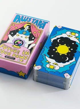 魔咒猫塔牌 Wyspell Cat Tarot 未来在你手中 可爱怪诞画风维特系