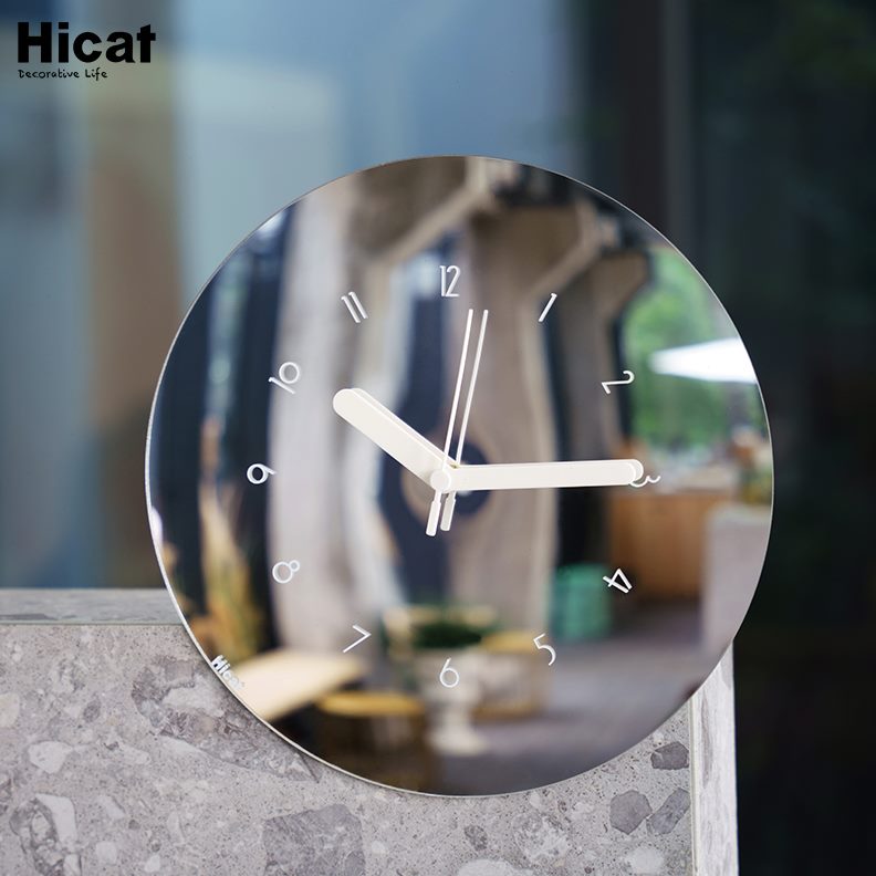 创意钟面书房亚克力钟表墙静音卧室超大挂钟镜现代客厅时尚