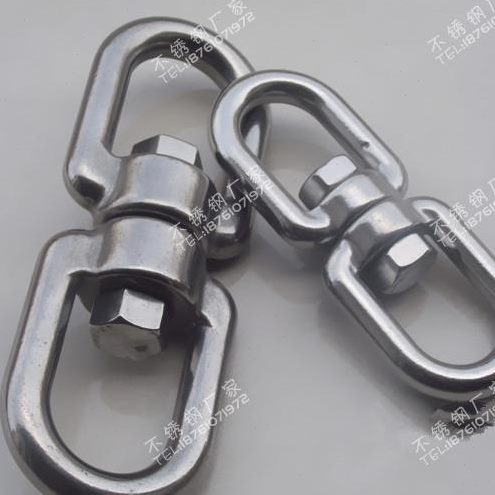 转万向字20链条环 830 4旋转mm转子环防扭死打结不锈钢