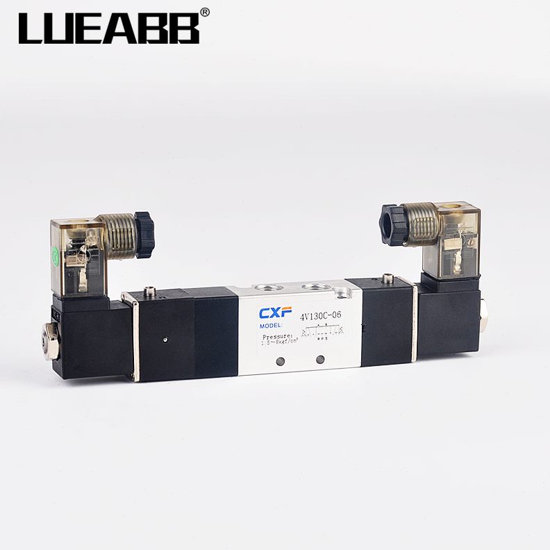 024VV元件气动阀22013V位DCAC三向气换阀- 控制4五通60C电磁阀