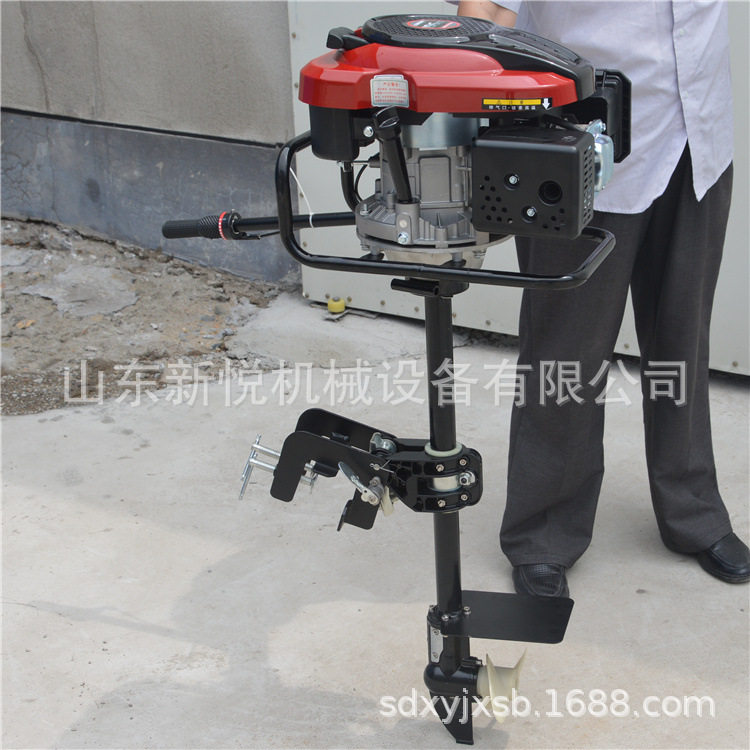 四冲程大功率船挂机小型螺旋桨推进器充气橡皮艇小型船用挂机
