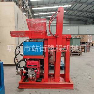 乐高黏土空心打砖机柴油动力小型手压实心连锁块制砖机土砖制造机