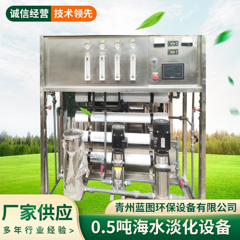 0.5吨海水淡化设备设备厂家ro小型反渗透超纯水水处理机直饮水