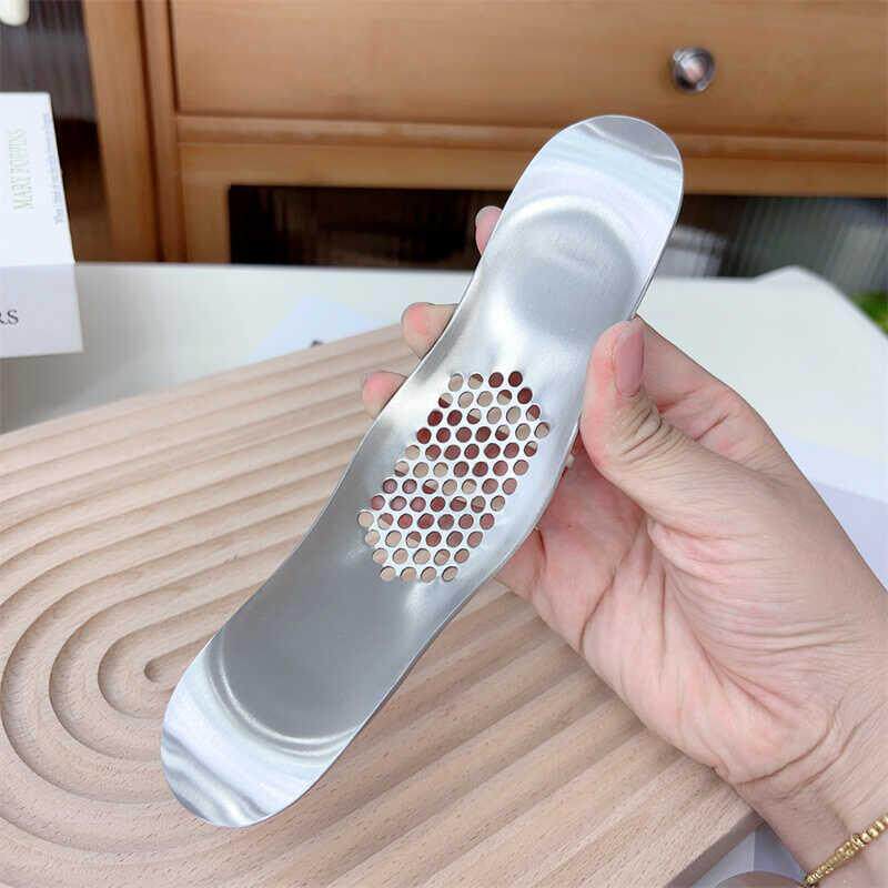 不锈钢压蒜泥器压蒜器土豆泥捣蒜器手动家用姜泥器压生姜做辅食