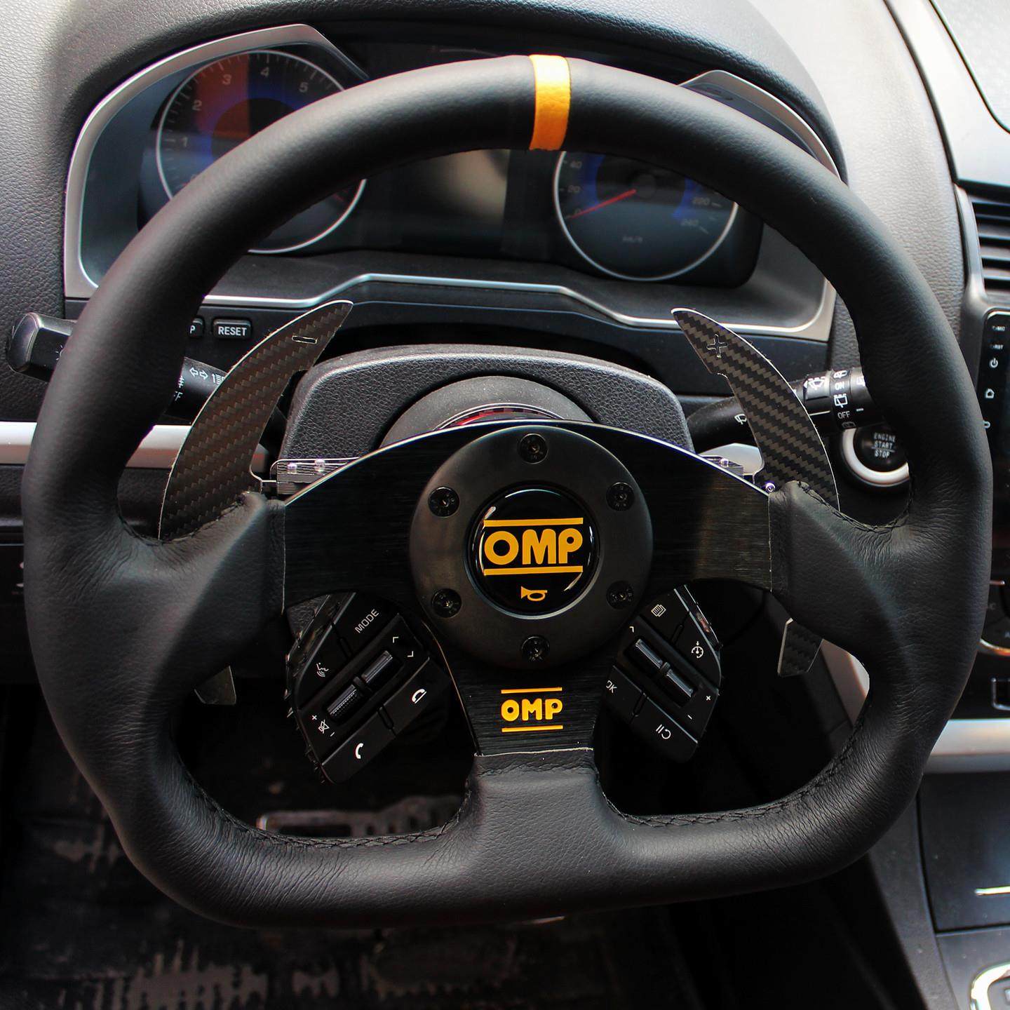 改装D型真皮竞技赛车运动真皮快拆OMP方向盘模拟器寸平底方向盘