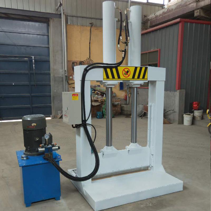 立式液压切胶机龙门液压铡刀橡胶大棚膜纸卷切断塑料薄膜剪切机