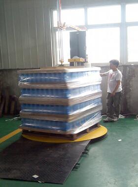 全自动压顶型缠绕膜打包机TP1650F-CS电动压顶托盘缠绕膜包装机