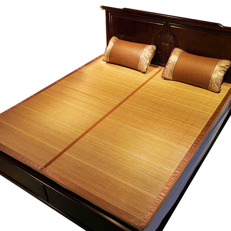 天懿竹席1.35m双面1.6折叠1.1夏天1.4草席1.2米学生宿舍0.9床定做