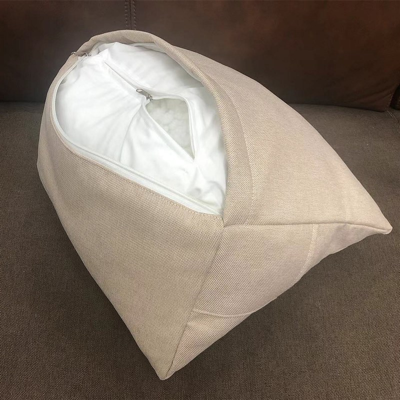 新款沙发靠背垫靠枕三角护腰垫飘窗抱枕办公椅床头靠包腰枕可拆洗