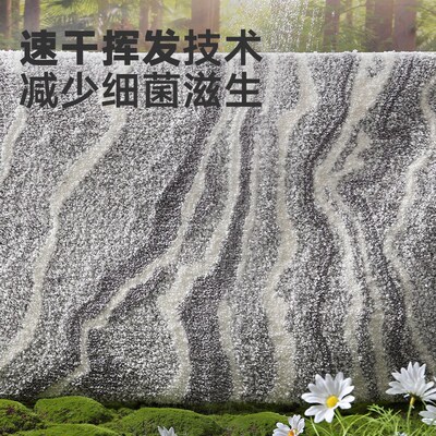 浴室地垫简约毛绒吸水地垫卧室地毯厕所垫子卫生间门口防滑垫脚垫