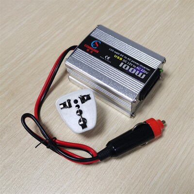 【工厂店】 100W车载逆变电源 12V转220V 电源转换器带USB