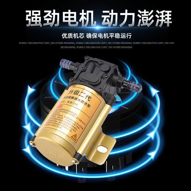 408电动抽油泵抽油器12v抽224V20V车汽油箱油泵汽油柴油自吸泵加