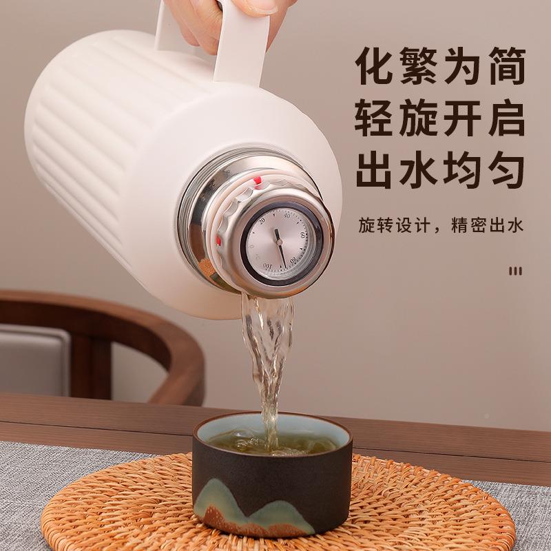 不内锈钢温壶保机械盖焖茶壶商务办公大容量温壶370家用泡保茶保