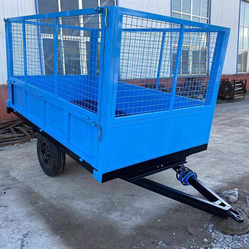 大货物平板型拖车3吨自卸拖拖拉1车机拖斗平板挂车农用拖车