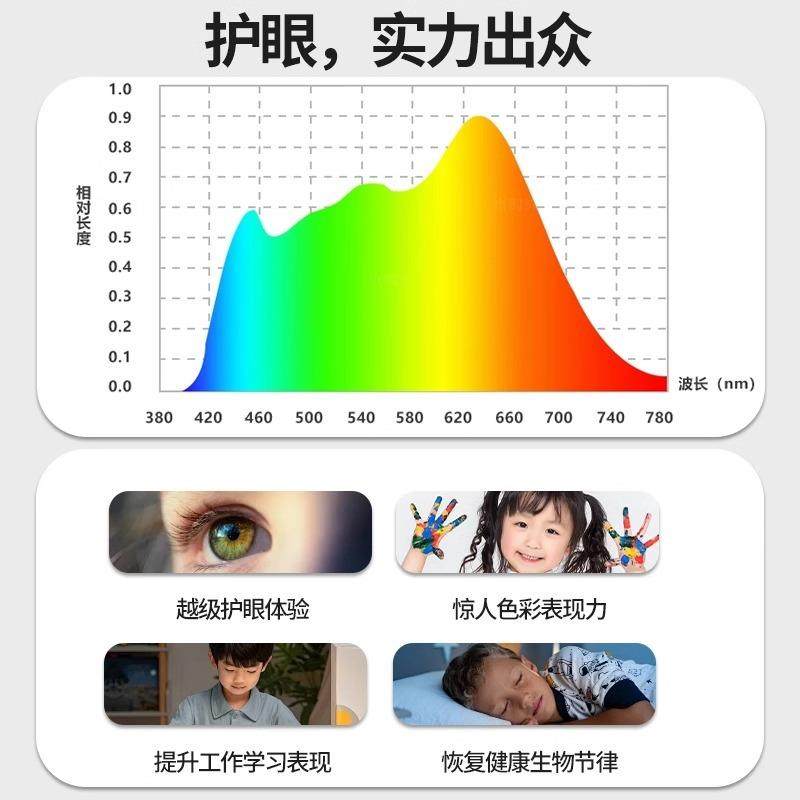 卧室扇灯吸顶一体餐厅全光894谱电书房智能语音带风扇中风山装家