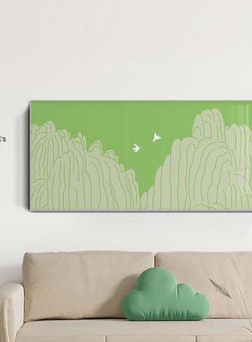 现代简约新中式飞鸟条装20230322画新中式古抽象典风饰景挂线画茶